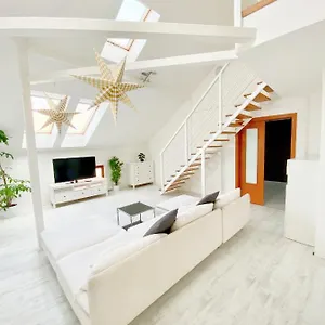 Loft With Rooftop And Free Parking In Garage Apartment